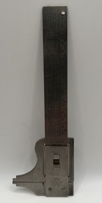Vintage General Tools Mfg. Co. No. 729 5'' Stainless Pocket Slide Caliper 