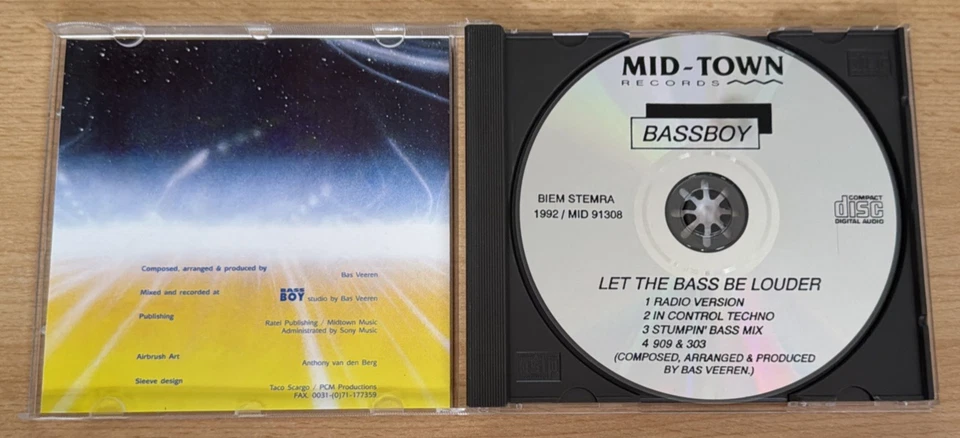 Bass Boy – Let The Bass Be Louder! (Maxi CD) - Hardcore Techno pure) - must have - Bild 3 von 4