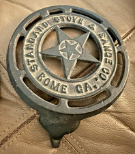 Antique cast iron stove plate - Standard Stove & Range Co, Rome, GA