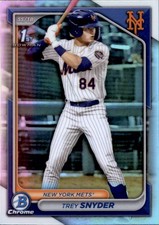 2024 Bowman Draft #BDC-138 Trey Snyder Chrome Refractor