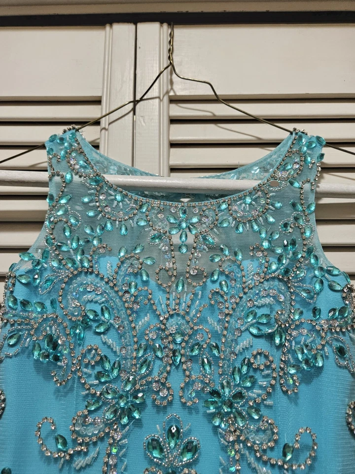 PAGENT DRESS TIFFANY DESIGNS GIRLS DRESS SIZE 2 - Image 3 of 4