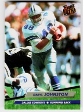 Daryl Johnston, 1992 Ultra, #84, Dallas Cowboys,
