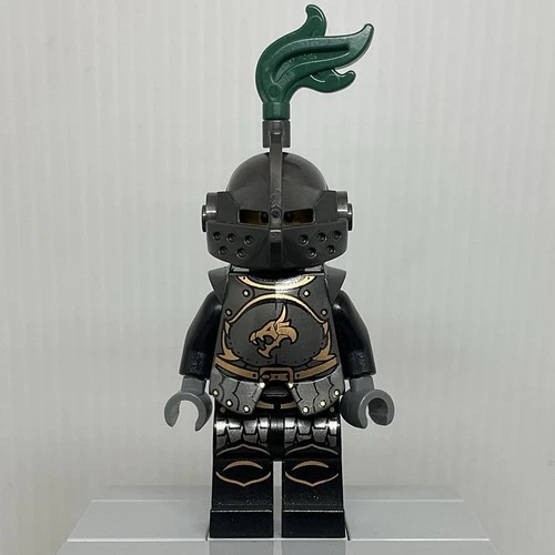 LEGO Castle Kingdoms cas495 Dragon Knight Armor Beard Minifigure 7187 Note