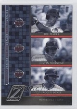 2005 Donruss Zenith Mozaics Justin Morneau Jacque Jones Joe Mauer #M-15 HOF g6w