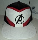 The Avengers Endgame Infinity Suit SnapBack Hat Rubberized Logo Quantum Armor — photo 1