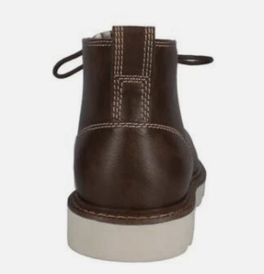Buffalo Mens Boots Brown Chukka Memory Foam Sock Pull-Tab Padded Collar Durable Buffalo Mens Boots Brown Chukka Memory Foam 12,13 Pull Tab  main image 3