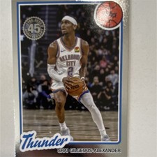 Topps 45th Anniversary Shai Gilgeous-Alexander #80BK-91 Oklahoma City Thunder
