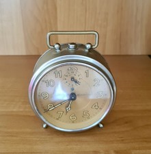 gebrauchter, mechanischer,  Junghans Blaustern Wecker Vintage