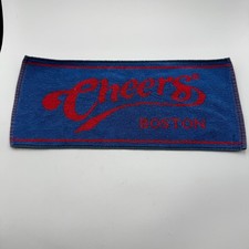 Cheers Boston Bar Towel Blue Red Retro Collec...