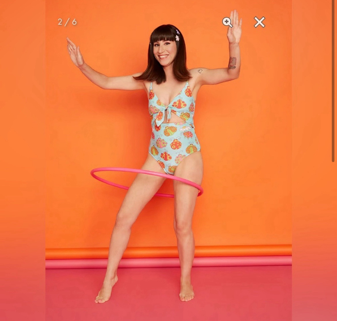 NWT ModCloth x Marisol Muro The Siena One-Piece Swimsuit - Size
