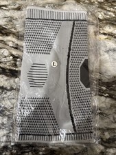 Grey Unisex Knee Compression Sleeve Sz Large