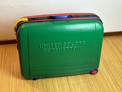 United Colors of Benetton Hartschalenkoffer Vintage Design bunt 90s 71,5cm