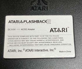 Atari Flashback 2 Classic Game Console 40 Built in Games 2 Controllers