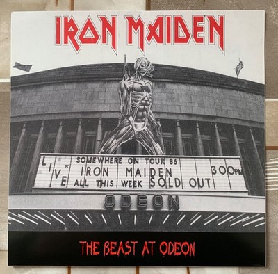 Iron Maiden  The Beast At Odeon - 7'' Red Vinyl - Rare 100 Copies Worldwide