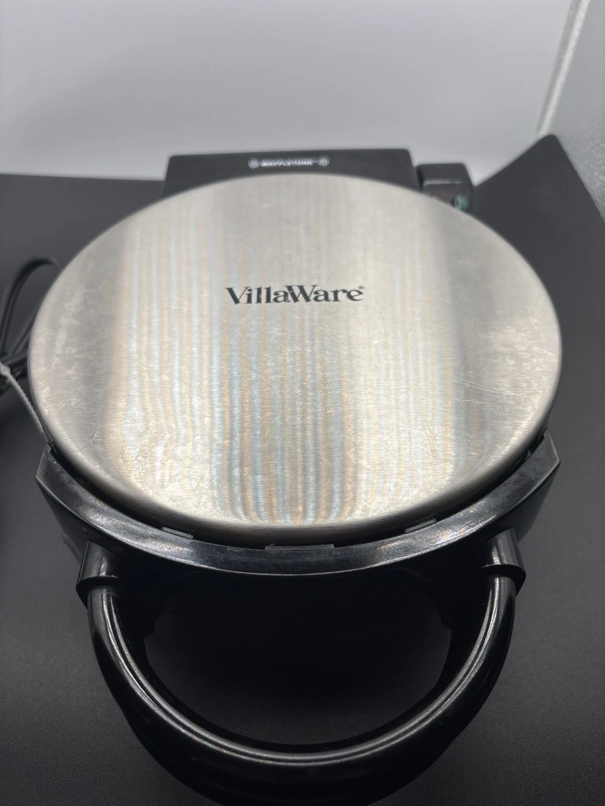 VillaWare Rose Bouquet Waffler Model 3301 Waffletone Waffle Maker Teste