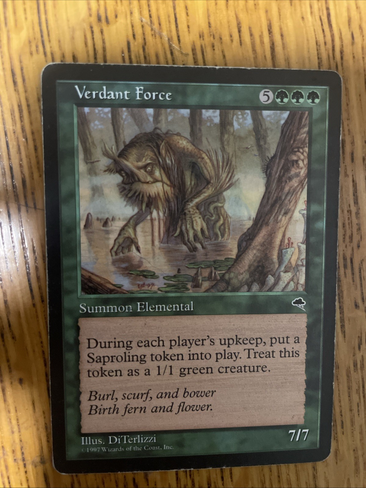 Magic the Gathering Tempest Verdant Force MTG - MP