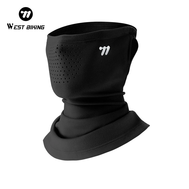 WEST BIKING Winter Cycling Face Mask Warm Ear-hanging Sports Neck Warmer Scarf - Image 3 of 4