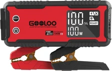 GOOLOO GT3000 Jump Starter 3000A 100W 2-Way Fast Charging SuperSafe 12V Lithium