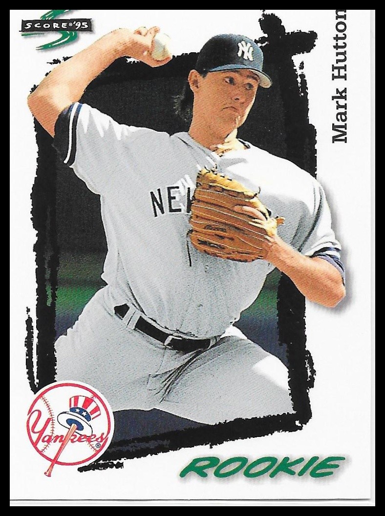 Mark Hutton | 1995 Score #600 | New York Yankees | Baseball