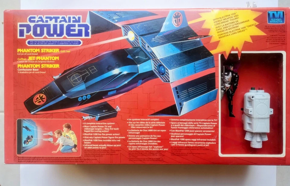 Captain Power Phantom Striker Vintage Mattel 1987 no MOTU - Photo 1/1