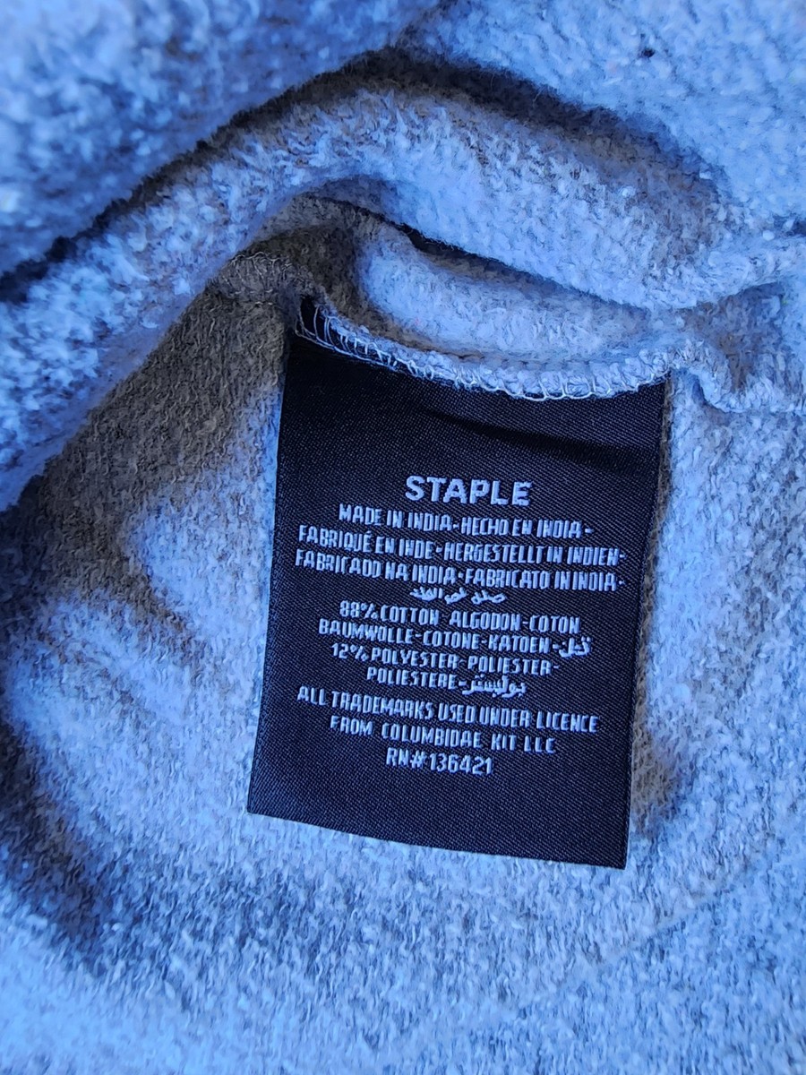 Staple crewneck pigeon gray size medium  View 3