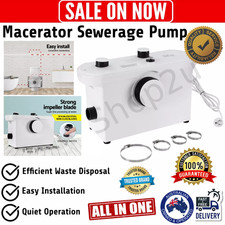 Macerator Sewerage Pump Waste Water Marine Toilet Disposal Unit Laundry Basement
