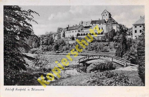 Seefeld AK Schloß am Pilsensee nahe Ammersee Postkarte gelaufen nach Griesbach - Bild 1 von 2