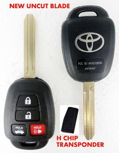 TOYOTA-OEM-LOGO-Prius-C-V-RAV4-H-CHIP-NEW-UNCUT-KEY-KEYLESS-REMOTE-FOB-HYQ12BDM