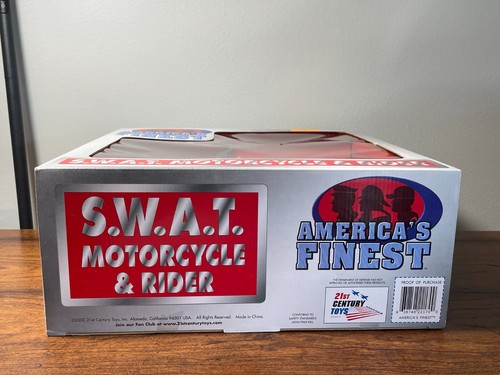 America's Finest 21st Century S.W.A.T Motorcycle & 12" Rider NIB - Picture 11 of 11