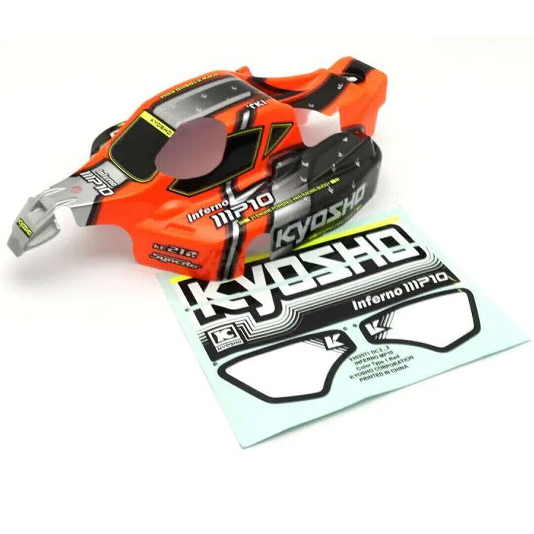 Kyosho 1/8 BUGGY BODY Shell *NITRO* INFERNO MP10 -RED- #IFB119RD