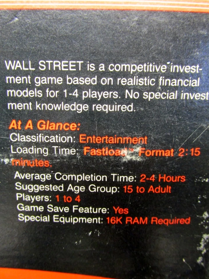 Wall Street, Timex Sinclair & Sinclair ZX-81, Timeworks '83, CIB, Never Used - Image 3 of 4