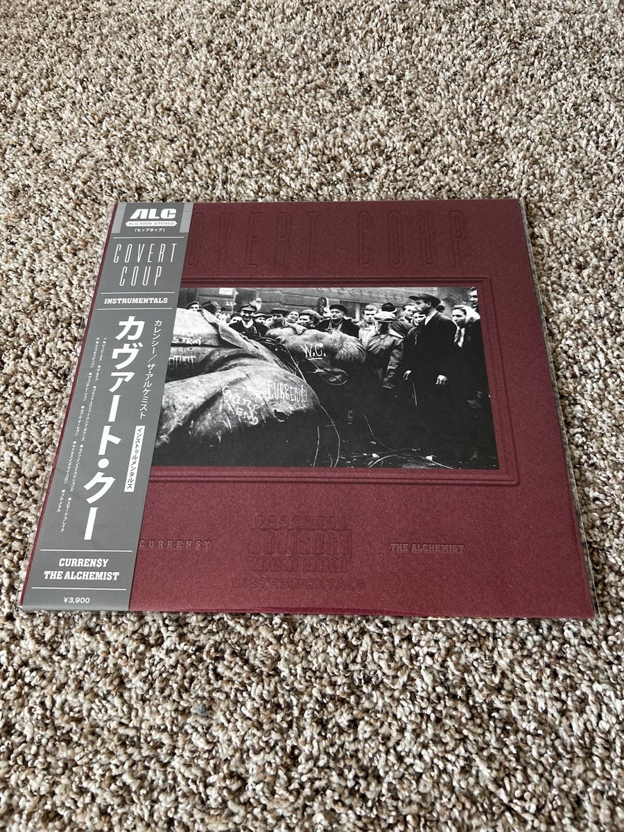 Alchemist x Curren$y - Covert Coup INSTRUMENTALS vinyl w OBI