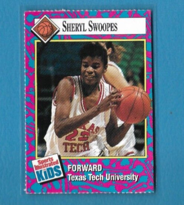 WNBA Sheryl Swoopes RC HOF サインカード 2003 SI Kids SHERYL SWOOPES Sports Card, Houston Comets