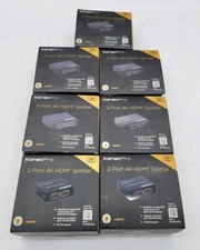 LOT OF 7 KanexPro 2 Port 4K HDMI Splitter SP-HD1X24K