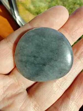 Kunlun (Qinghai) Grey Nephrite Jade Pebble - Polished/Shaped/Ground
