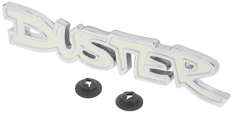 OER Diecast Front Fender/Rear Panel Emblem Set For 1972-1976 Plymouth Duster - Image 2 of 4