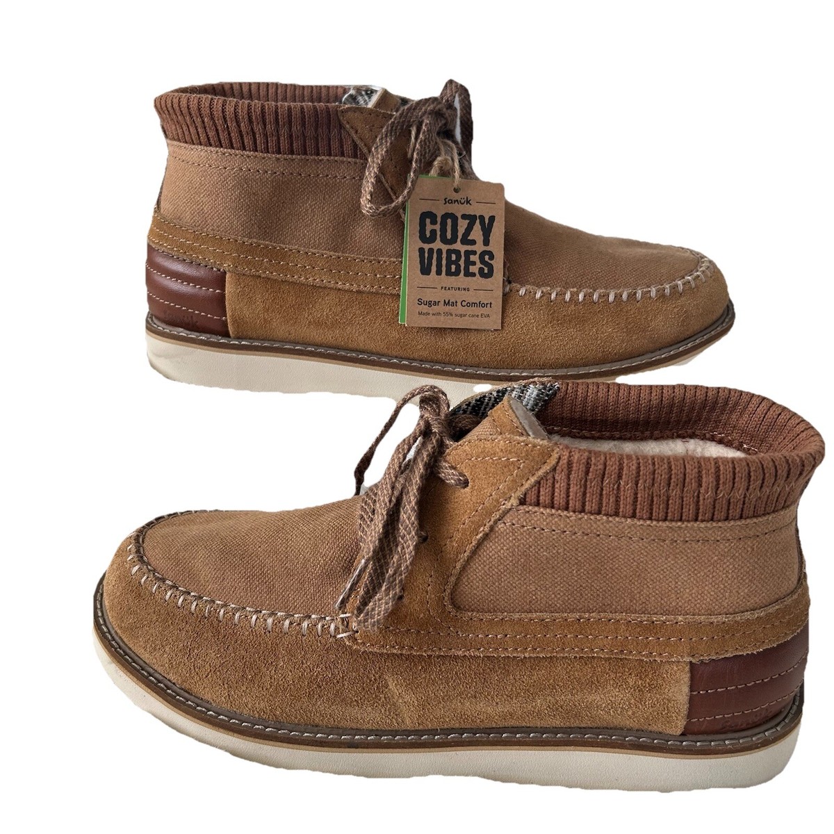 Sanuk men cozy vibe mid sm primo boot Sanuk Cozy Vibe Mid SM Primo Brown Lace Up | Mercari main image 3