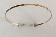 Gold Armreif Gelbgold 333, Durchmesser ca 6,6 cm, Breite ca 2 mm, 2,92g , Top 🌹