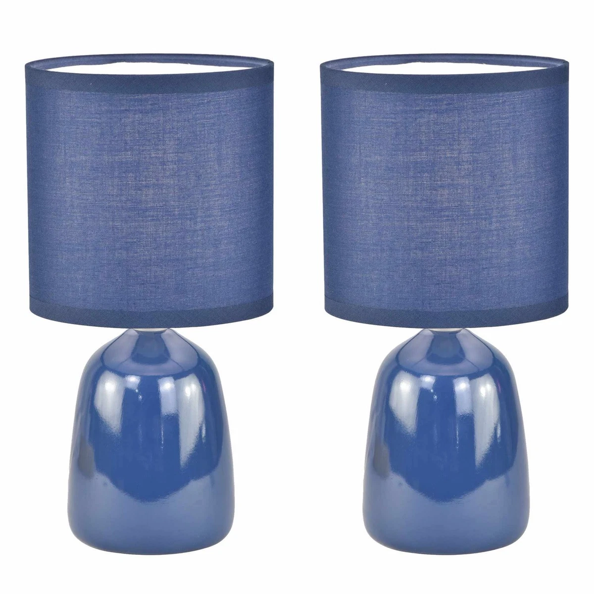 Navy ceramic table lamp deals