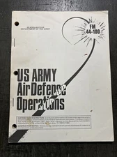 US Department of the Army US Army Air Defense Operations Manual FM 44-100