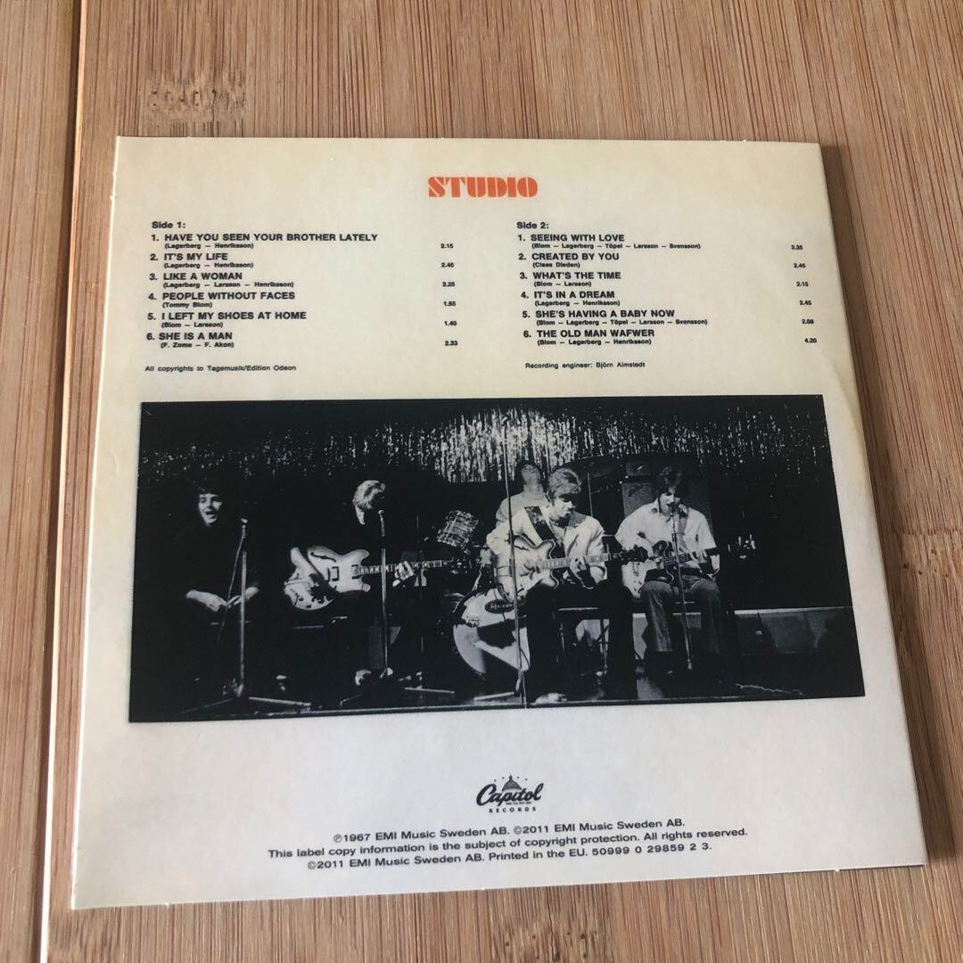 Tages CD 5 CD ORIGINAL ALBUM SERIEN Paper jacket Japan OOP