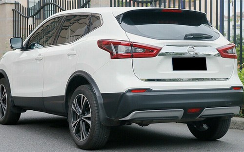 For Nissan Rogue Sport 2017-22 Chrome Rear Tail Door Trunk Lid Cover Strip Trim - Foto 4 di 8