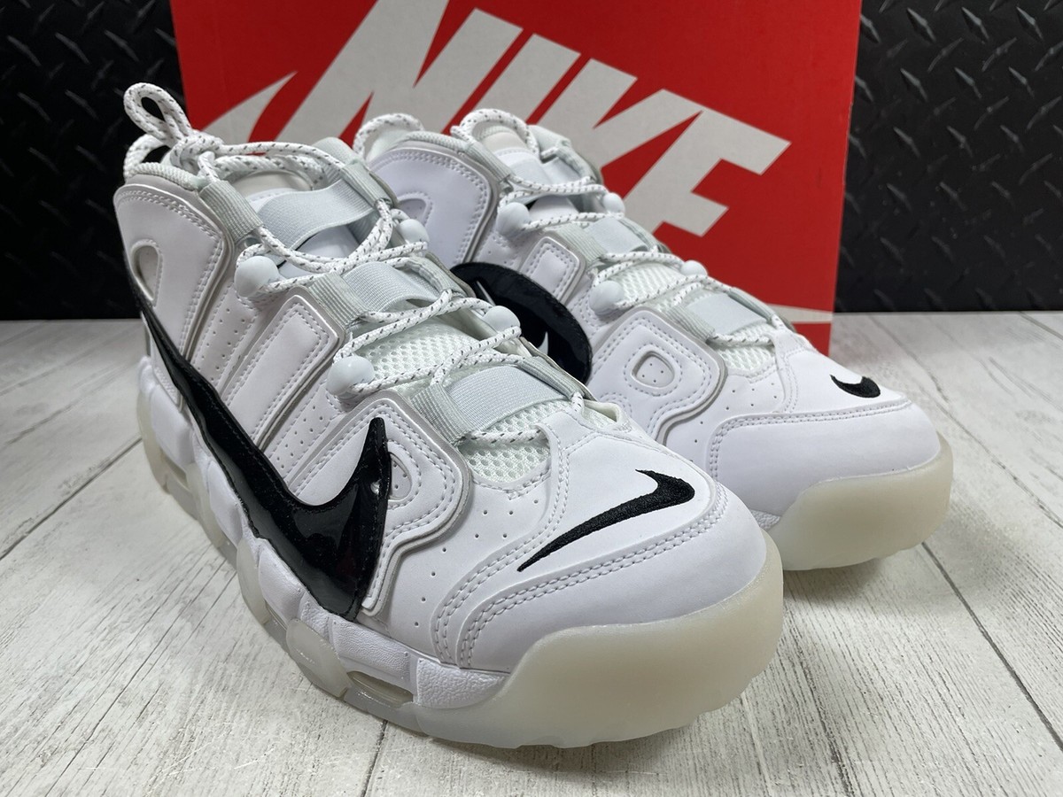 Size 10.5-Nike Air More Uptempo '96 Men Shoes White-Black-Photon
