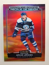 2022-23 O-PEE-CHEE PLATINUM HOCKEY DAVID JIRICEK MARQUEE ROOKIE SUNSET #293 WJ