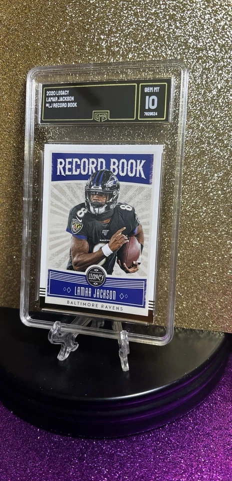 Lamar Jackson 2020 Panini Legacy - Record Book  #RB-LJ - Image 2 of 4