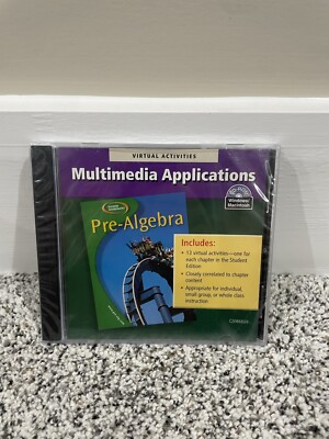 NIP Pre-Algebra CD-ROM Virtual Activities Multimedia Application 13 Activities