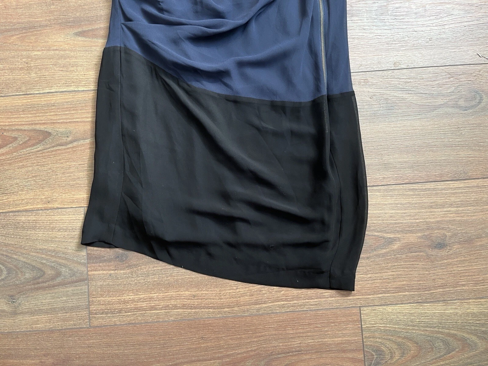 Abito monospalla senza maniche Acne Studios Atlantis blu nero taglia 36