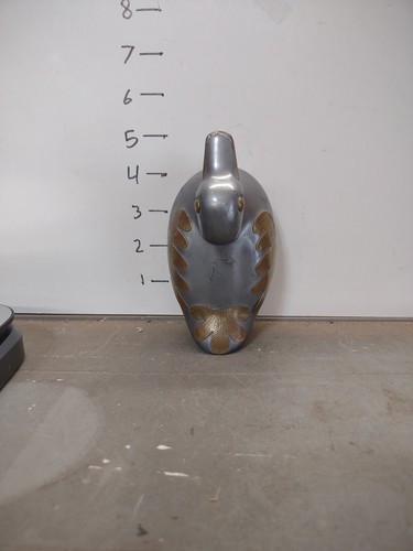 Vintage Pewter & Brass Duck Trinket Box Figurine 5" EUC - Picture 10 of 10