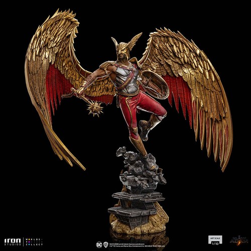 IRON STUDIOS DC Black Adam 2022 Hawkman 1/10 Tenth Scale Statue Figure NEW - Picture 6 of 12