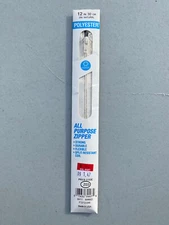 Coats & Clark All Purpose Polyester Zipper 12" 30cm #256 Natural